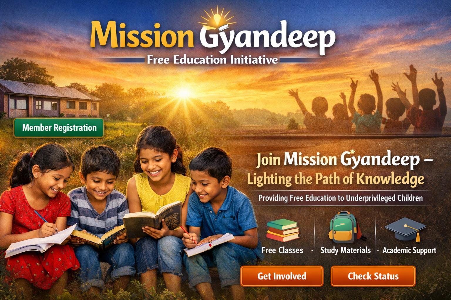 Mission Gyandeep Free Education Program by Brats Bharat Foundation